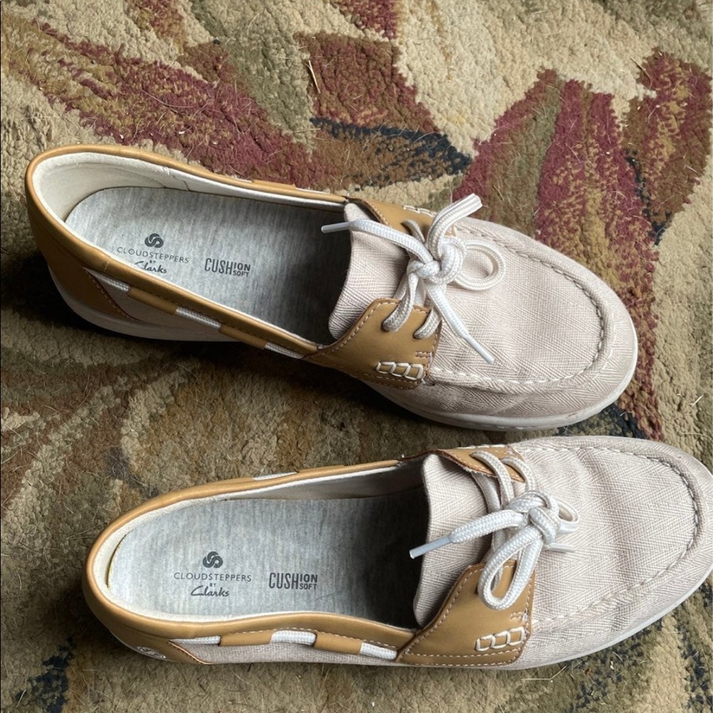 Clarks deck shoes